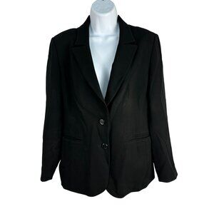 Talbots Womens Petite Blazer Size 10 Long Sleeve Button-Front Career Jacket